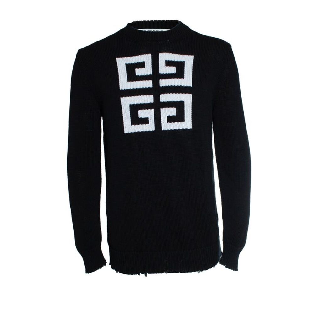 Givenchy, Logo cotton knit sweater